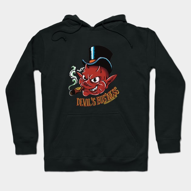 devil s bus ness Hoodie by Paskalamak